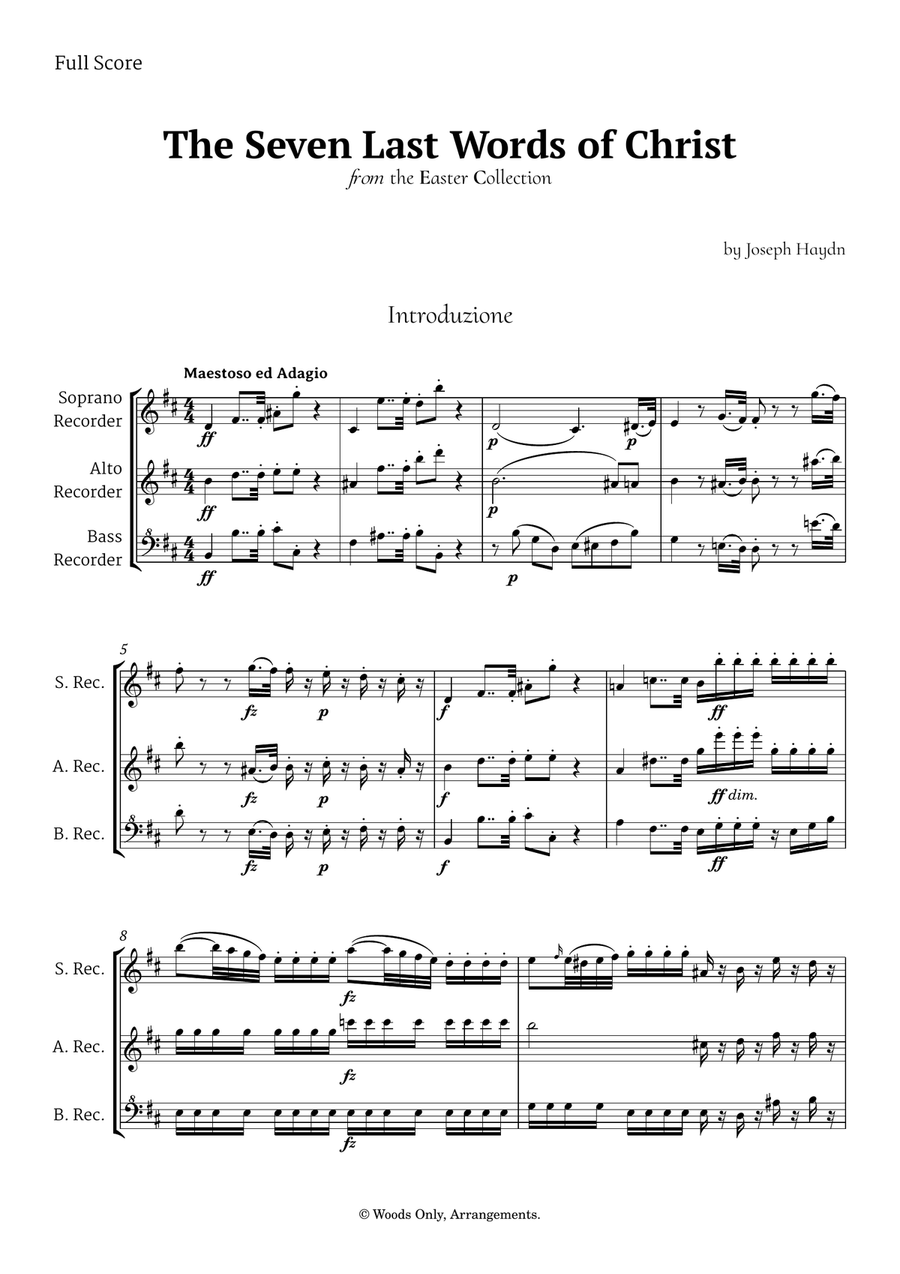 5 Easter Songs for Recorder Trio plus one Bonus Chamber Music scores gallery preview page 2