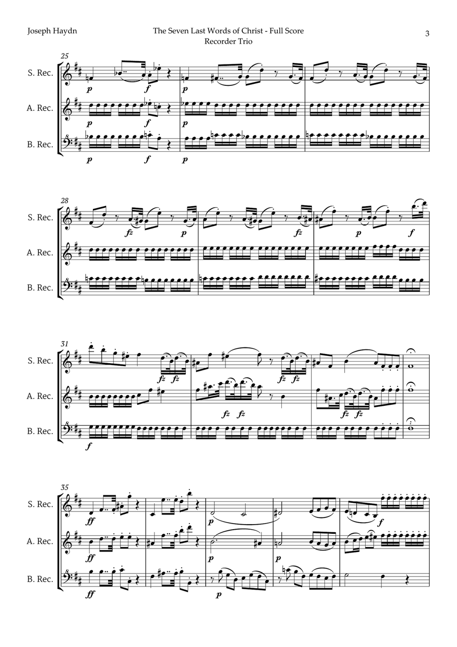 5 Easter Songs for Recorder Trio plus one Bonus Chamber Music scores gallery preview page 4