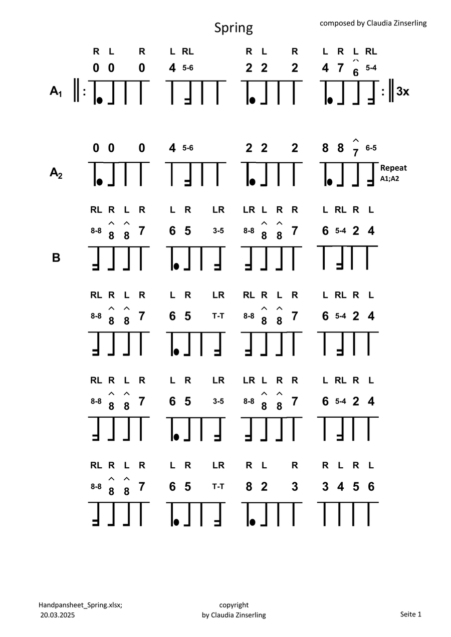 Spring Part scores gallery preview page 1