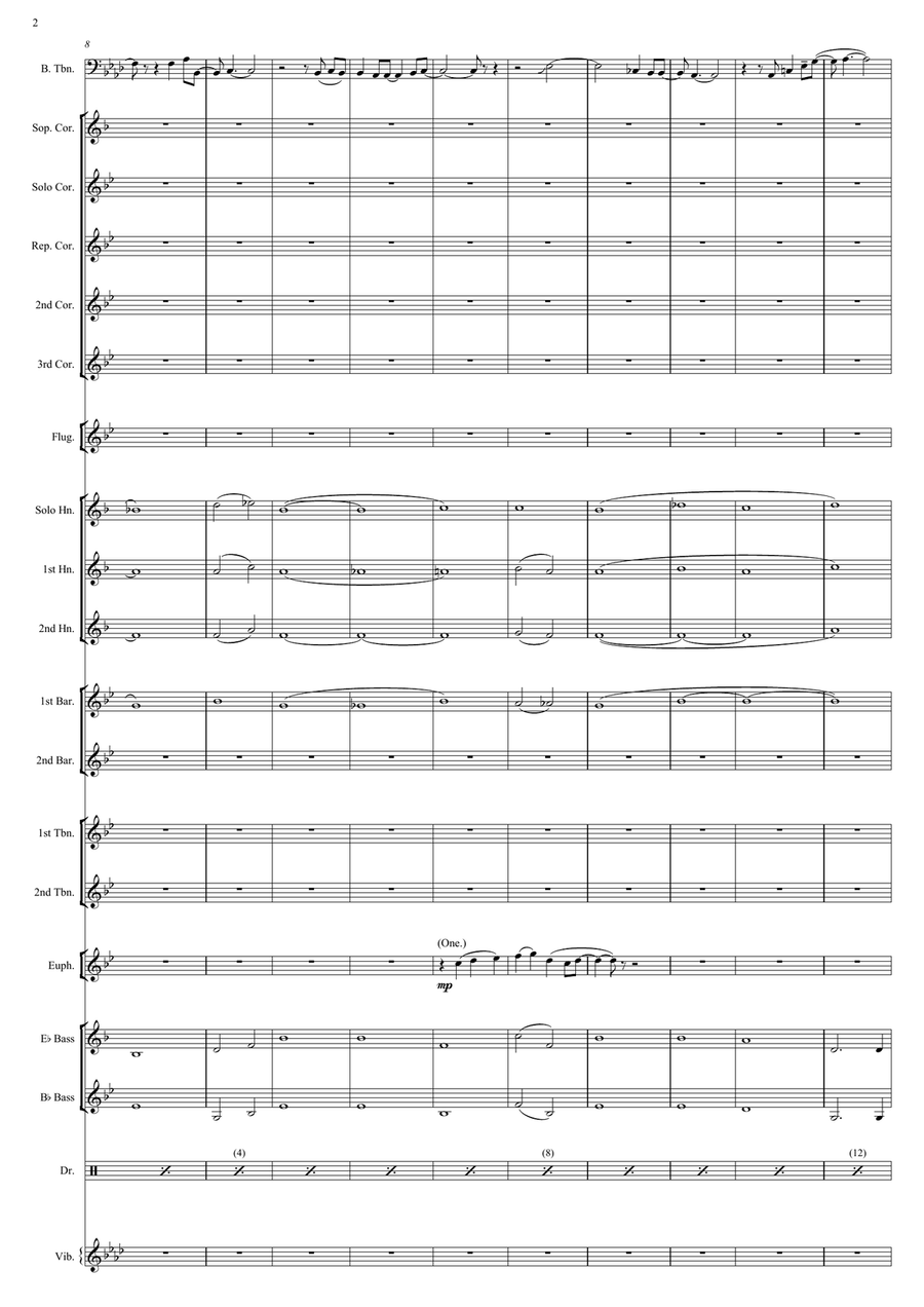 Just The Way You Are Brass Band scores gallery preview page 2