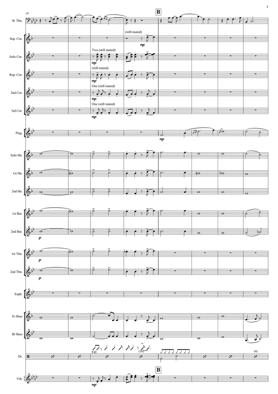Just The Way You Are Brass Band scores gallery preview page 3