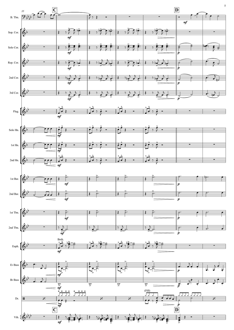 Just The Way You Are Brass Band scores gallery preview page 5
