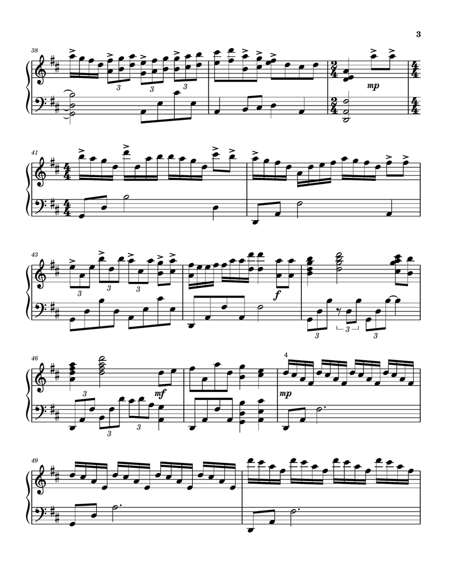 Savior, Shepherd Savior, Shepherd Piano Solo scores gallery preview page 3