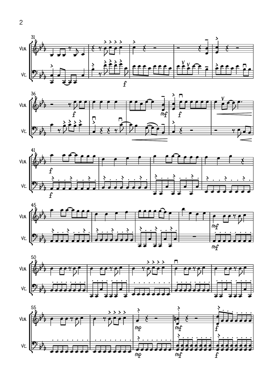 Apt. String Duet scores gallery preview page 2