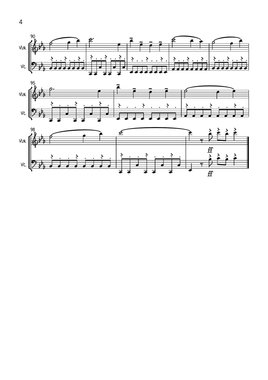 Apt. String Duet scores gallery preview page 4