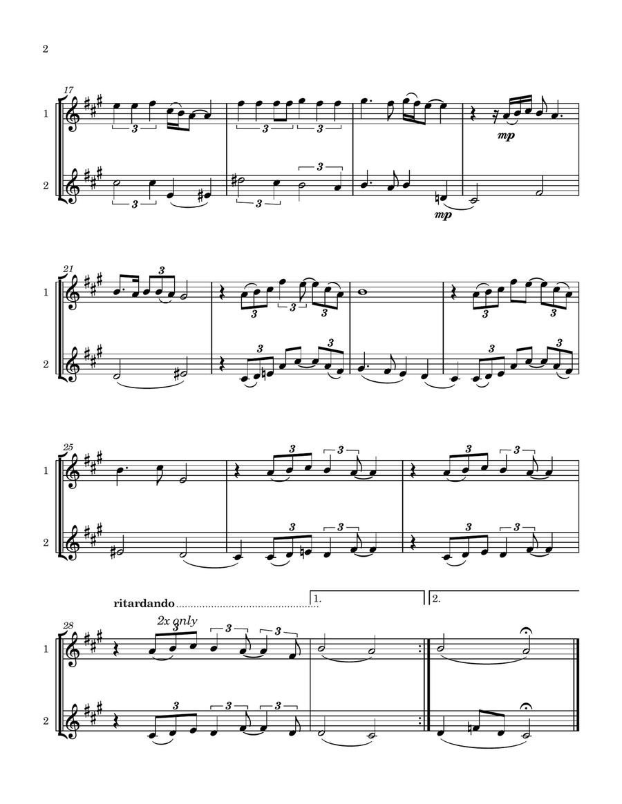 Then You Can Tell Me Goodbye String Duet scores gallery preview page 2