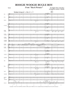 Boogie Woogie Bugle Boy Concert Band scores gallery preview page 4