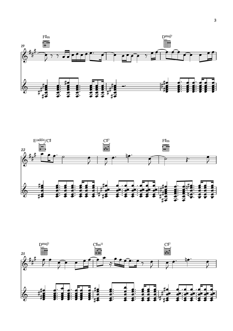 Wildflower Wildflower Acoustic Guitar scores gallery preview page 3