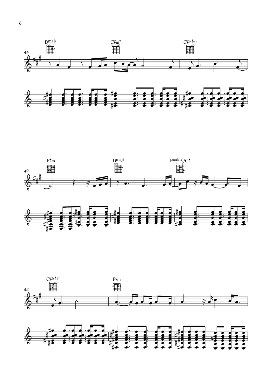 Wildflower Wildflower Acoustic Guitar scores gallery preview page 6