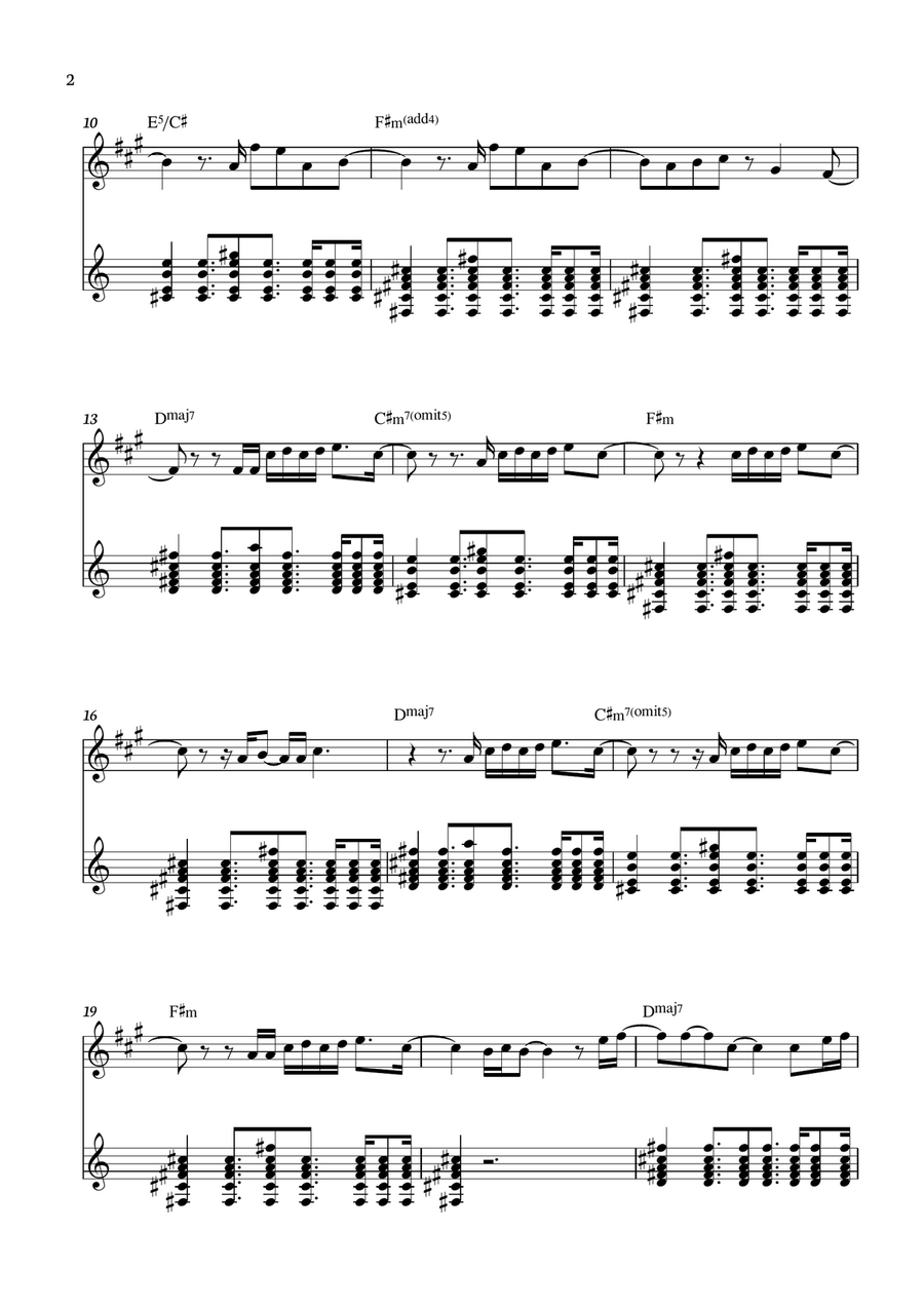 Wildflower Wildflower String Duet scores gallery preview page 2