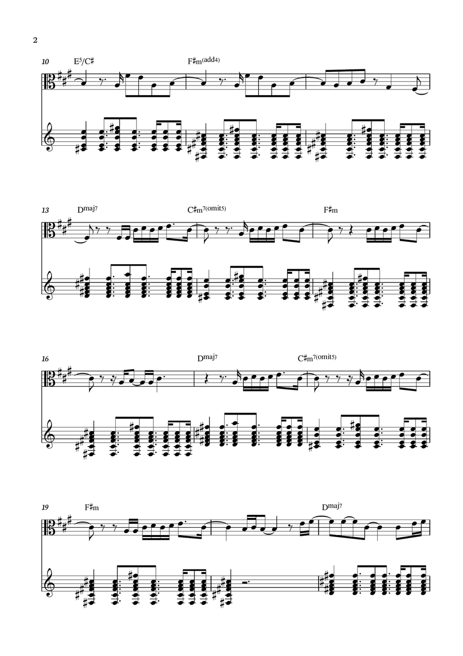 Wildflower Wildflower String Duet scores gallery preview page 2