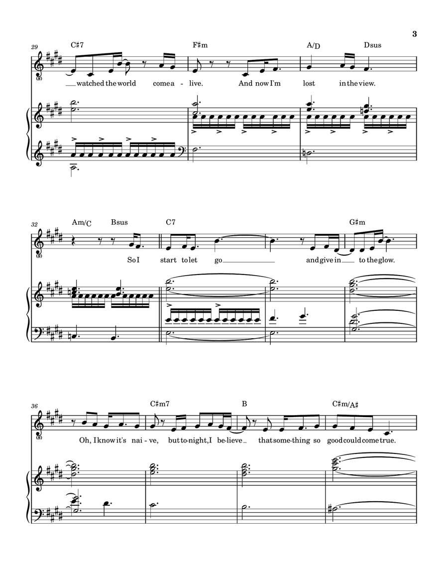 A Hand Meets A Hand Piano, Vocal scores gallery preview page 4
