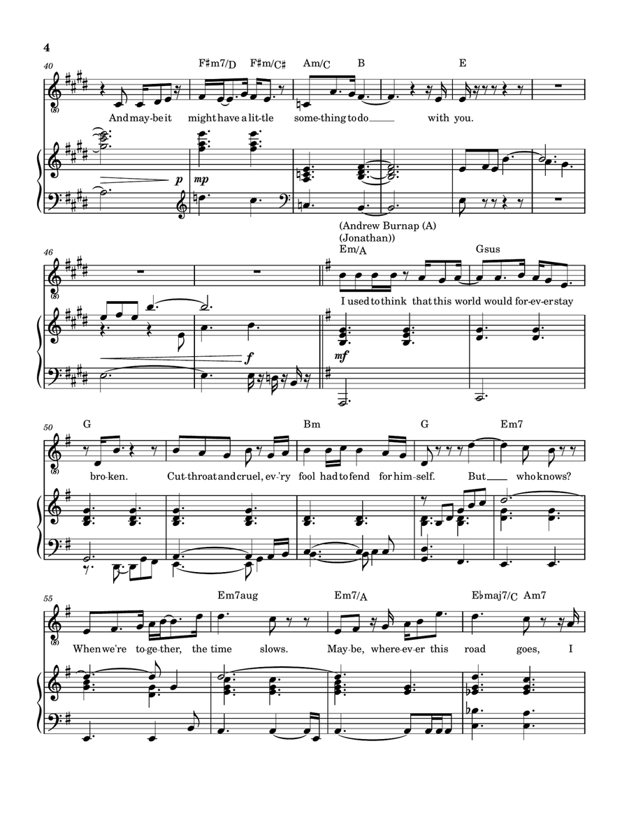 A Hand Meets A Hand Piano, Vocal scores gallery preview page 5