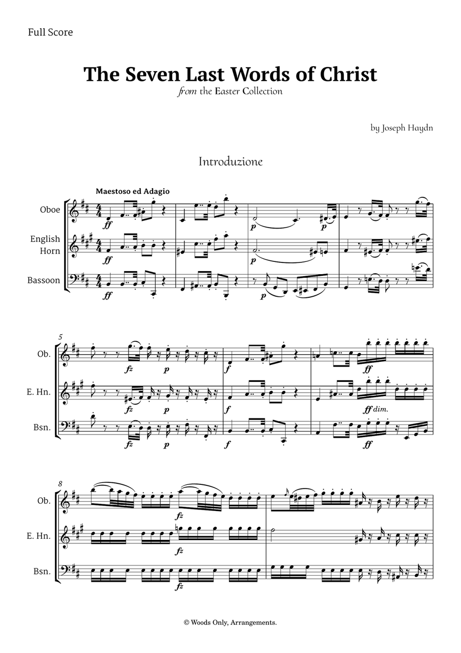 5 Easter Songs for Double Reed Trio plus one Bonus Woodwind Trio scores gallery preview page 2