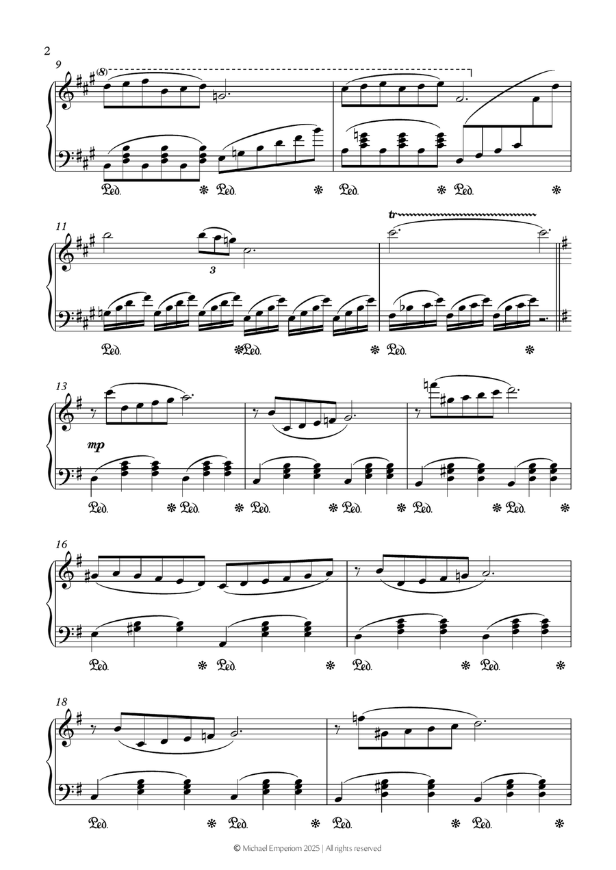 bachvolution no 4 - ennio Piano Solo scores gallery preview page 2