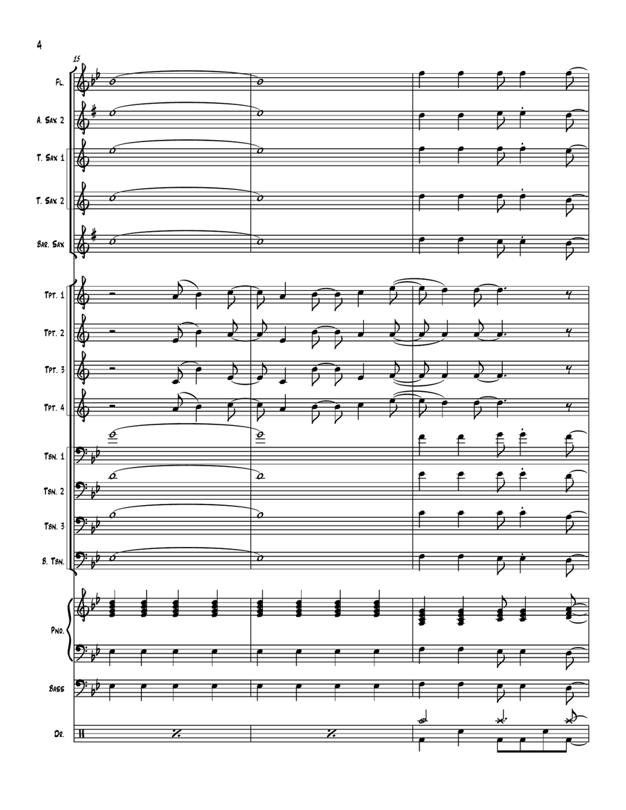 A Girl Like You A Girl Like You Jazz Ensemble scores gallery preview page 4