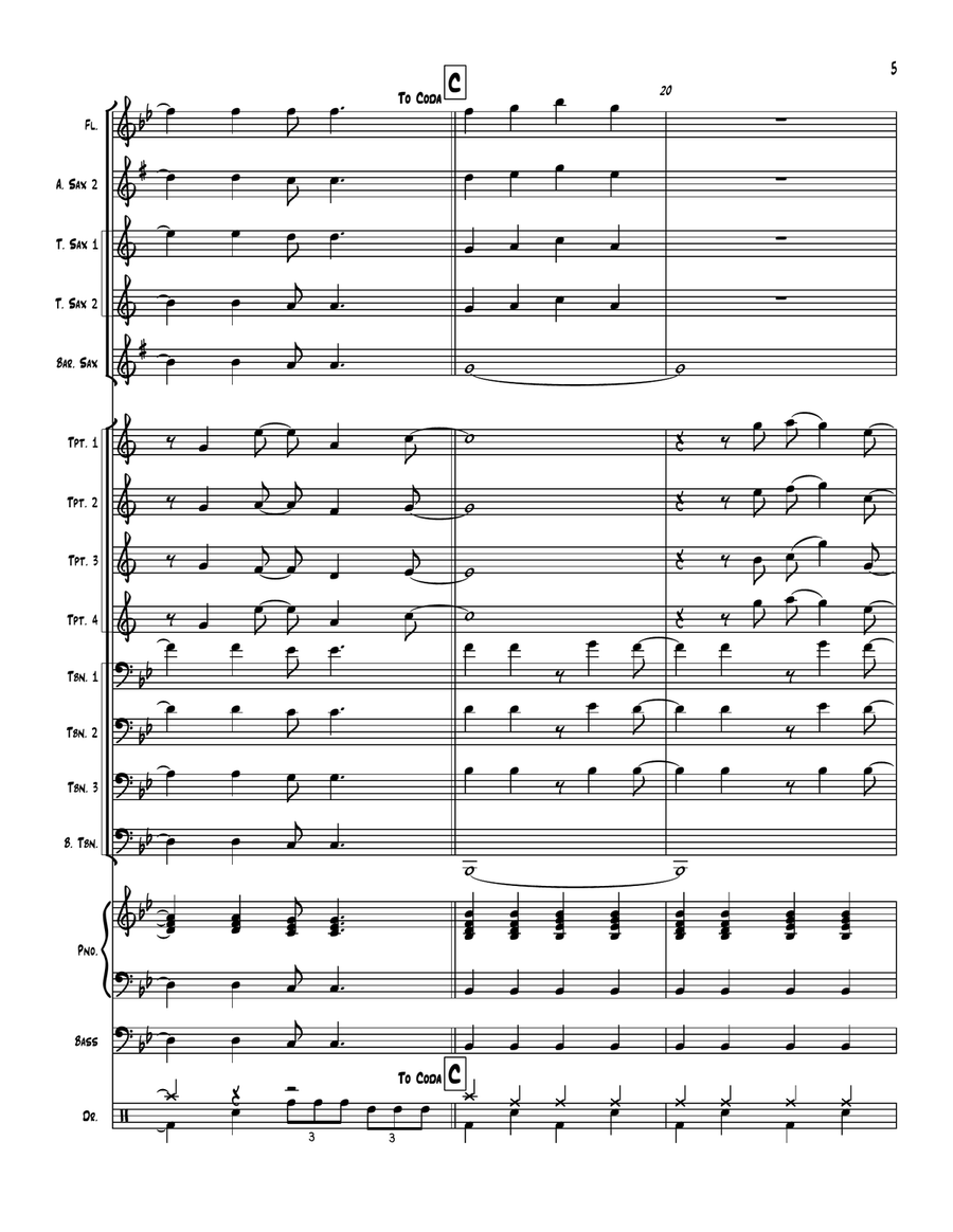 A Girl Like You A Girl Like You Jazz Ensemble scores gallery preview page 5
