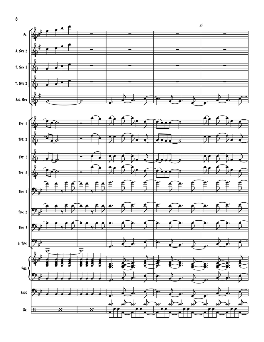 A Girl Like You A Girl Like You Jazz Ensemble scores gallery preview page 6