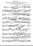 Cadenza for the first movement of Paganini's Violin concerto #1