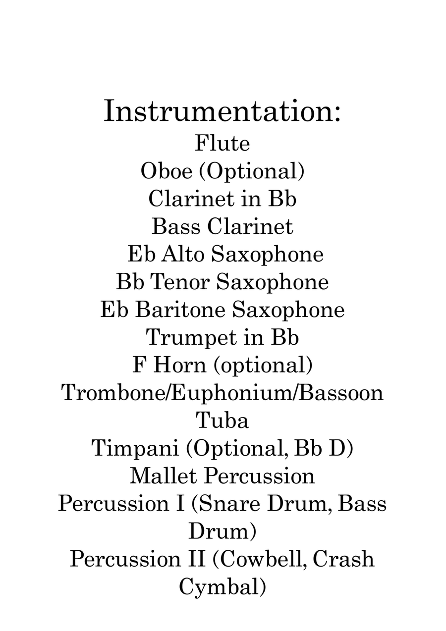 March Into the Unknown Concert Band scores gallery preview page 2