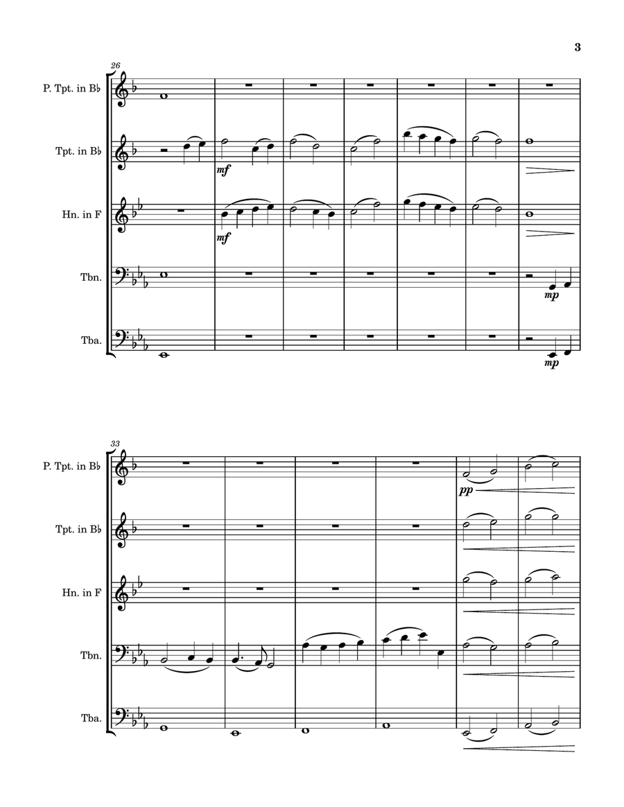 My Way My Way Brass Quintet scores gallery preview page 3