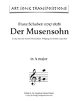 SCHUBERT: Der Musensohn, D. 764 (second version, transposed to A major)