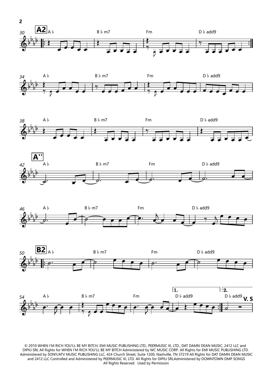 Firework Firework Piano scores gallery preview page 2