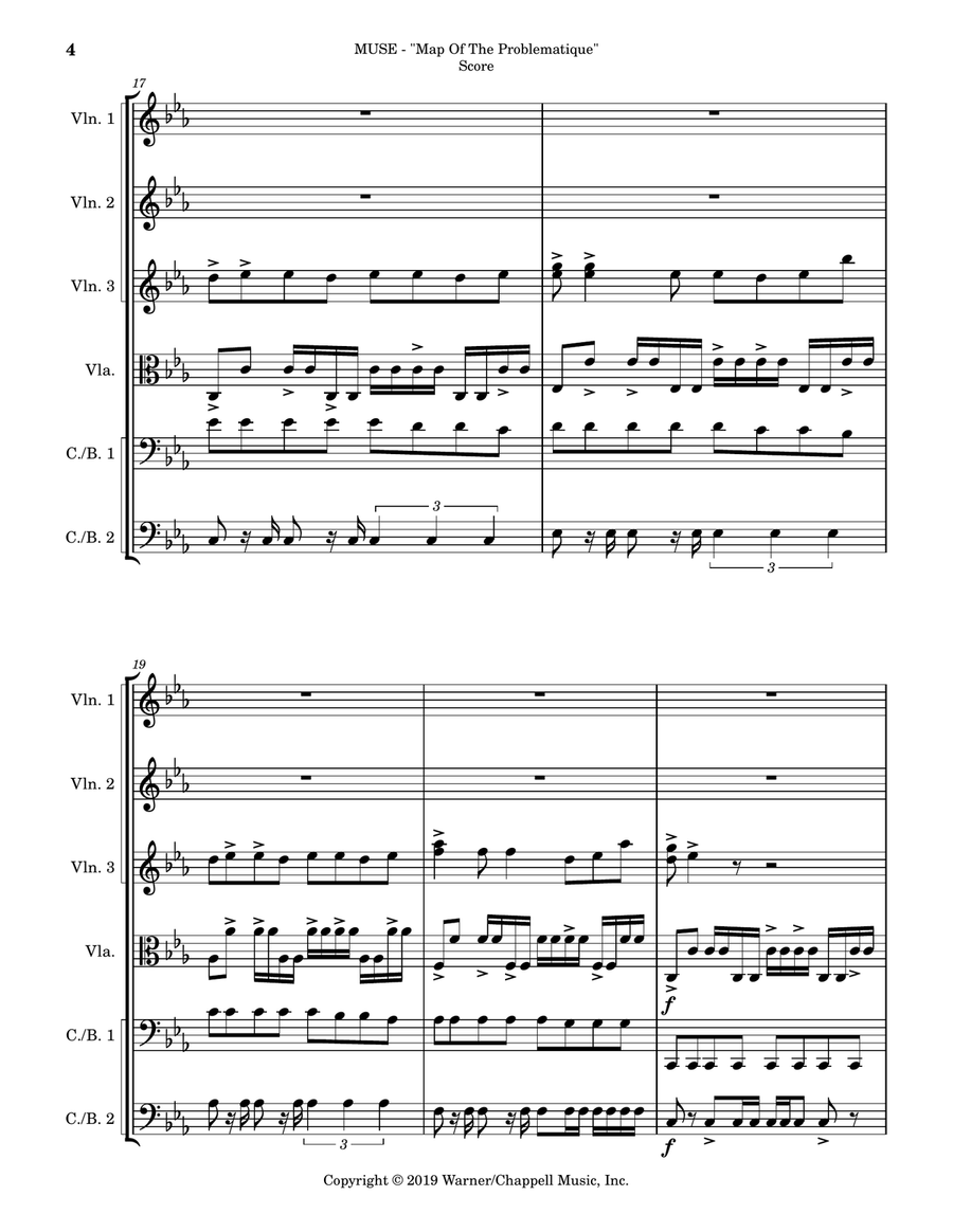 Map Of The Problematique String Orchestra scores gallery preview page 4