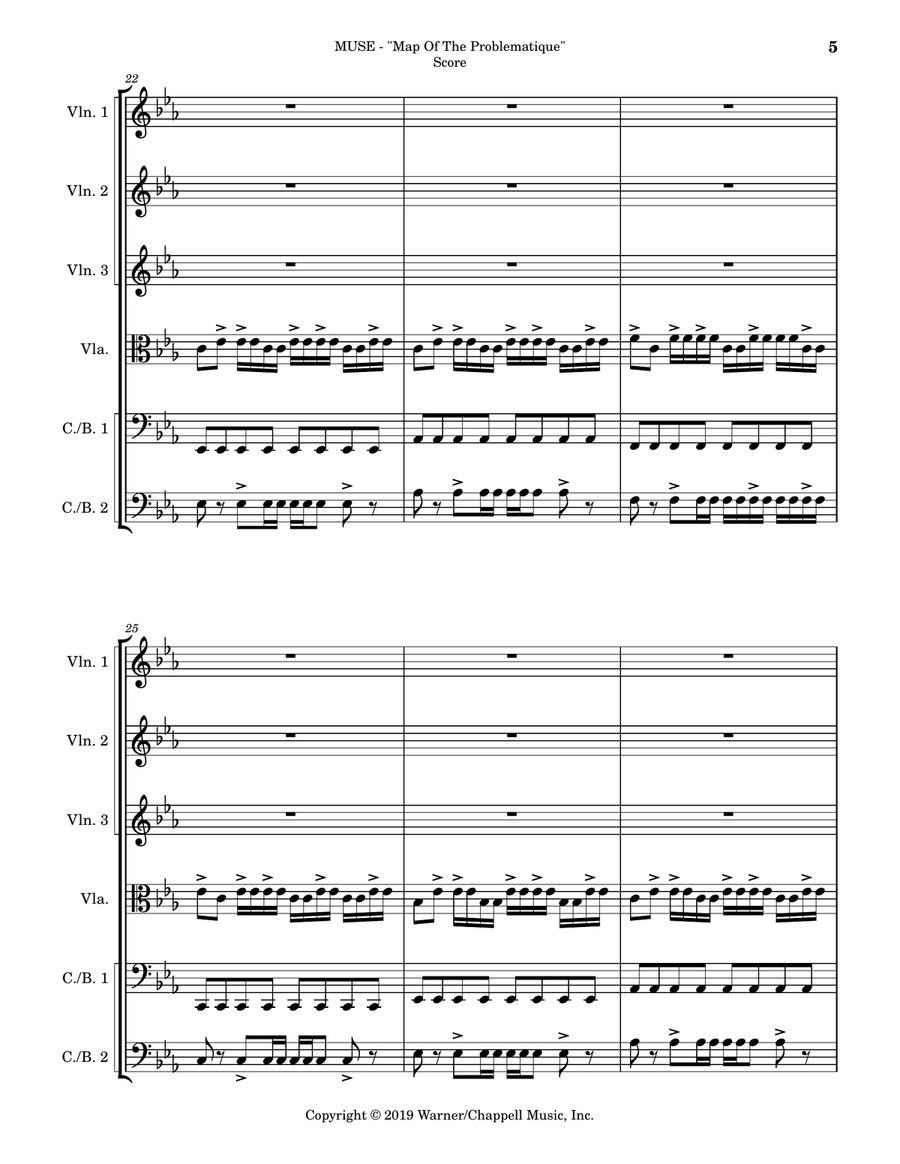 Map Of The Problematique String Orchestra scores gallery preview page 5