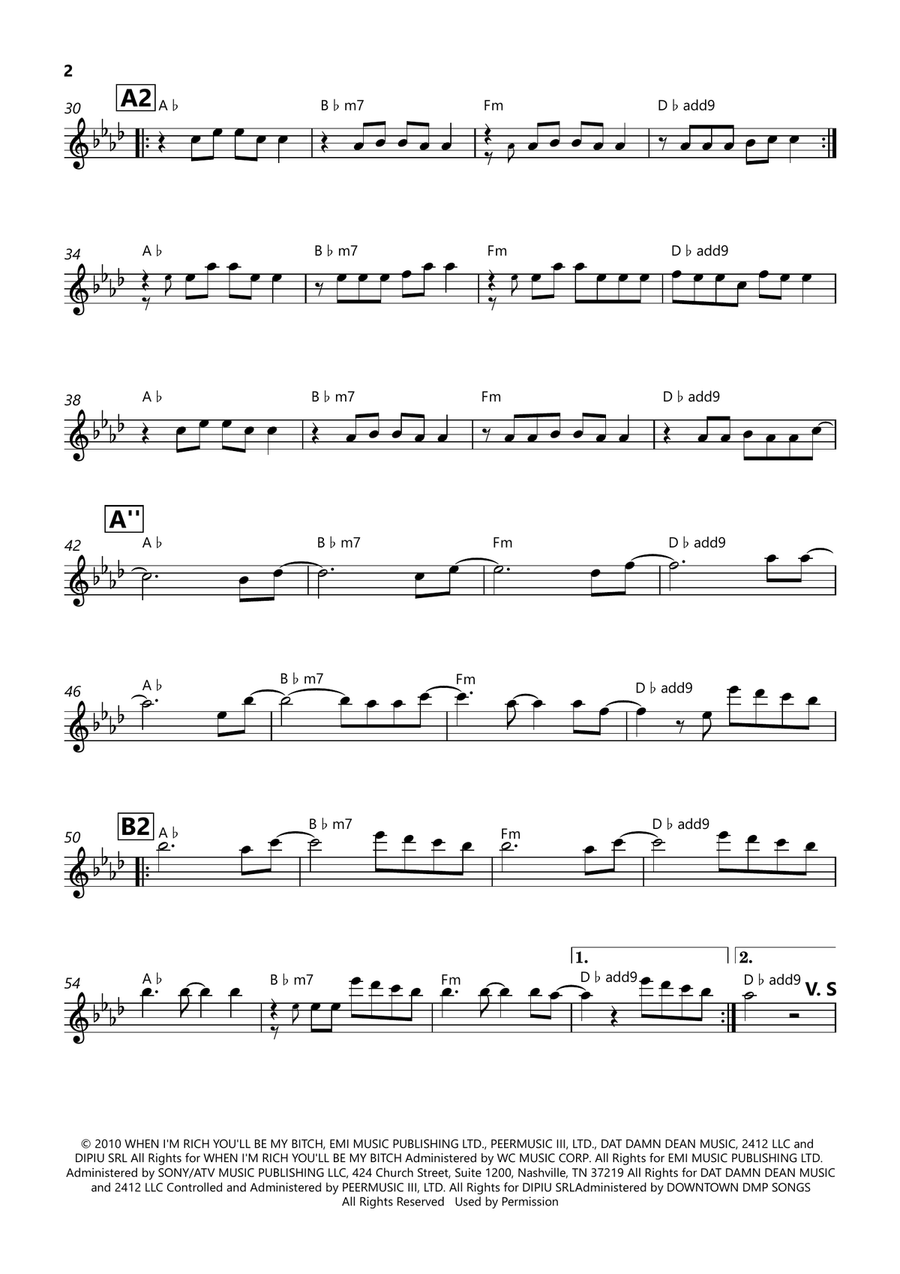 Firework Firework Flute Solo scores gallery preview page 2