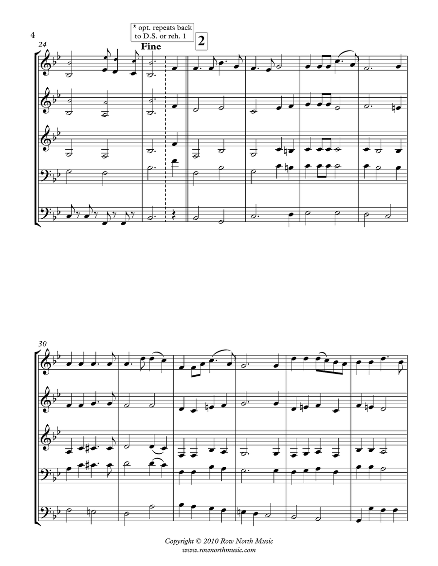 Pomp and Circumstance - Edward Elgar (1857-1934) arr. Jon Clark Brass Ensemble scores gallery preview page 4