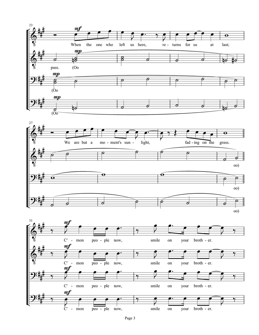 Let's Get Together (Get Together) TTBB scores gallery preview page 3