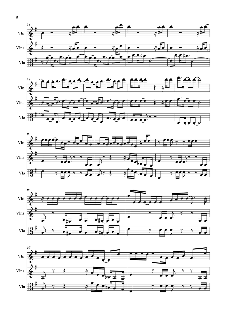 Back In Black Back In Black String Trio scores gallery preview page 2