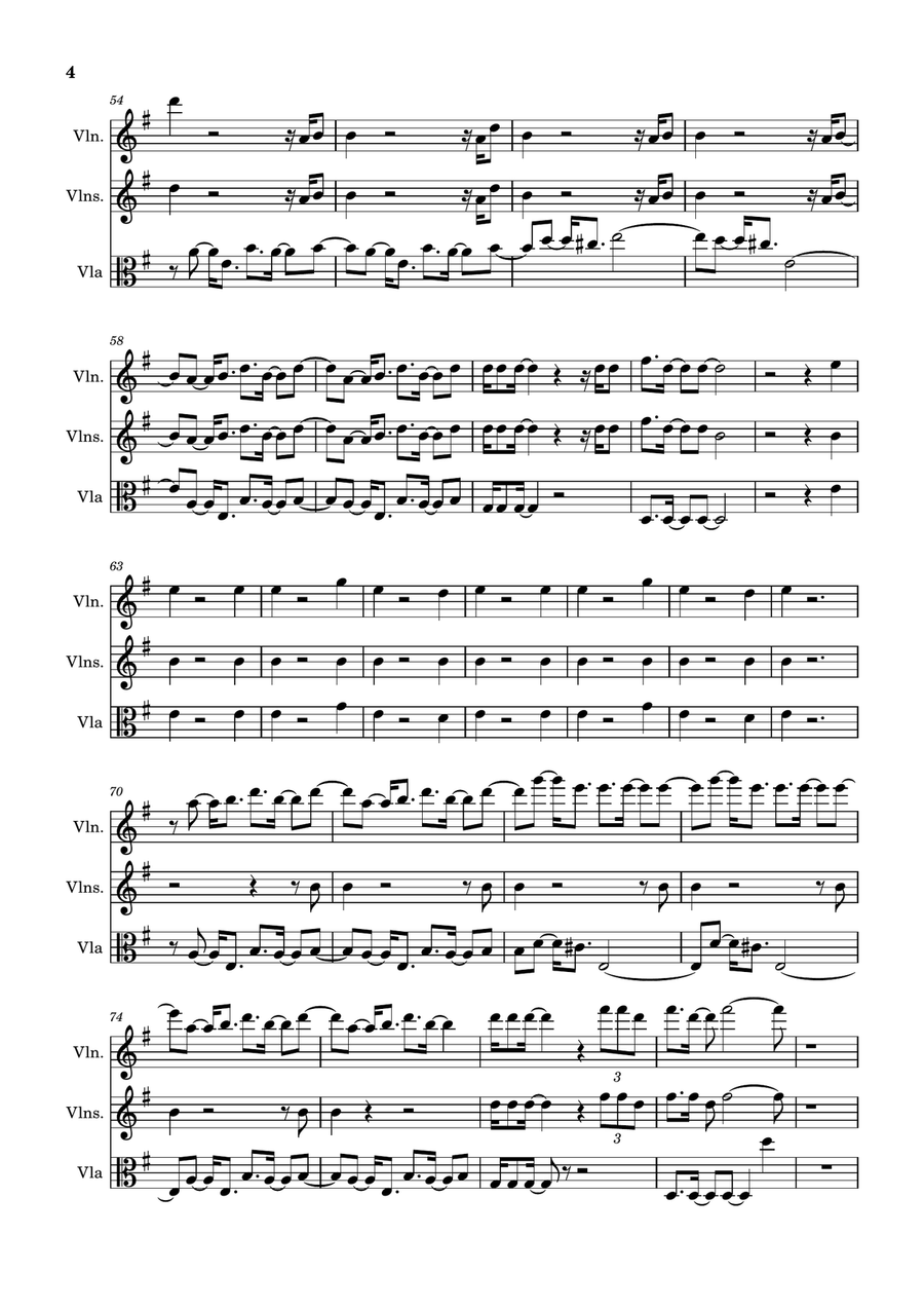 Back In Black Back In Black String Trio scores gallery preview page 4