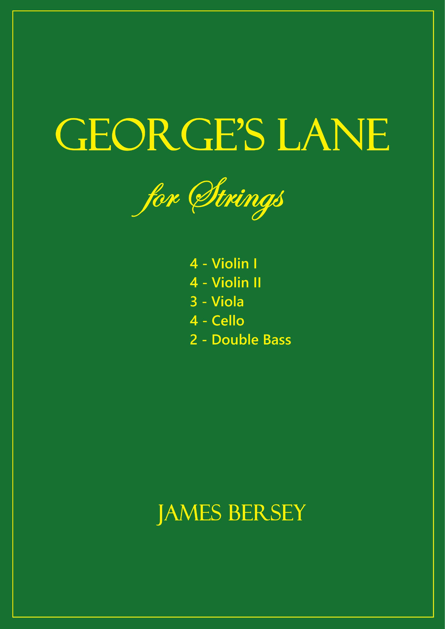 George's Lane (string ensemble) String Orchestra scores gallery preview page 1