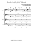 Choralis No. 1 for SSAATTBB choir