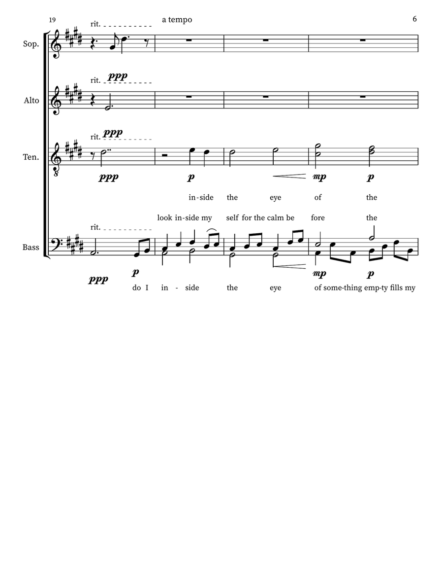 Choralis No. 1 for SSAATTBB choir SSAATTBB scores gallery preview page 6