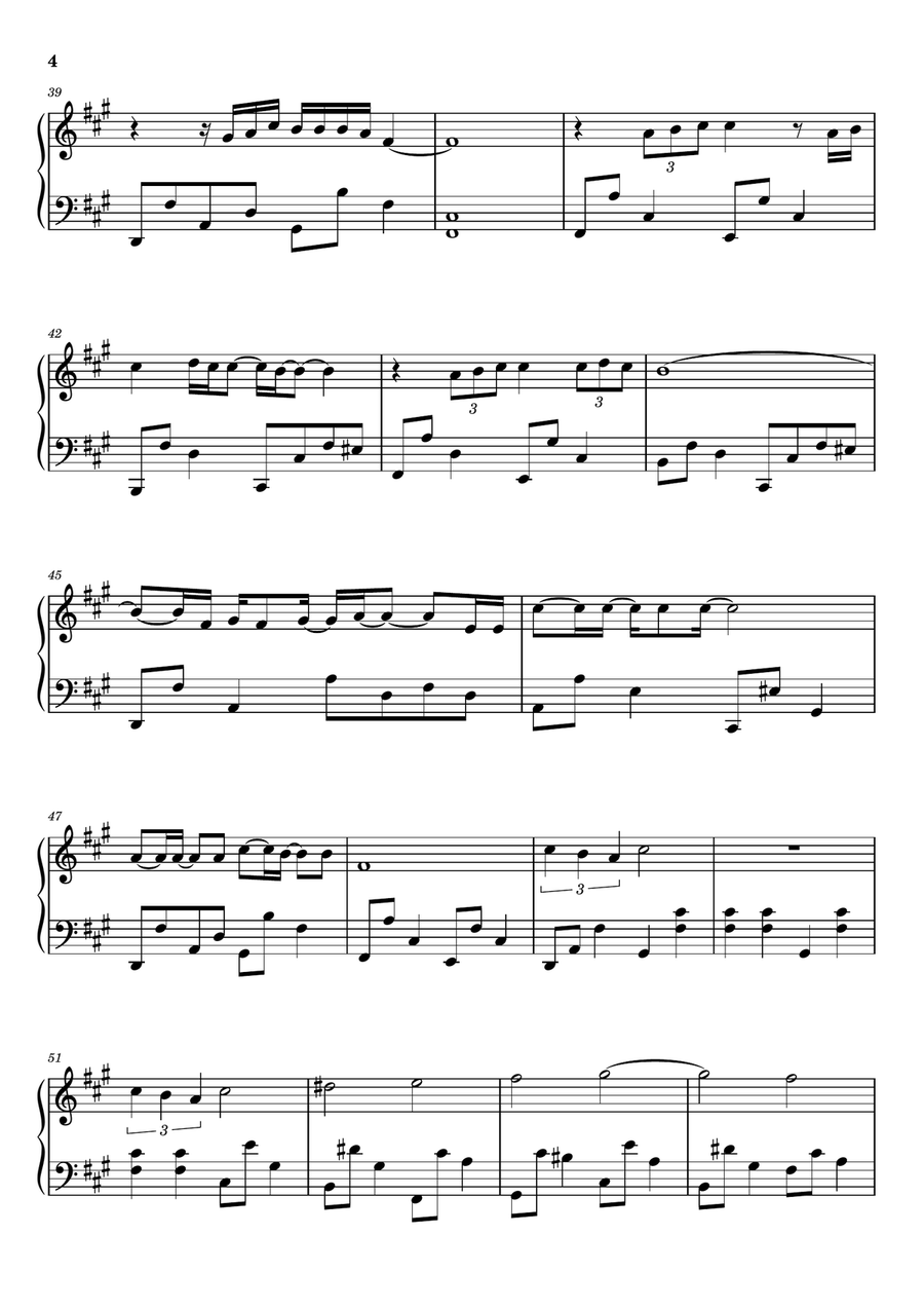 Shape Of My Heart Shape Of My Heart Easy Piano scores gallery preview page 4