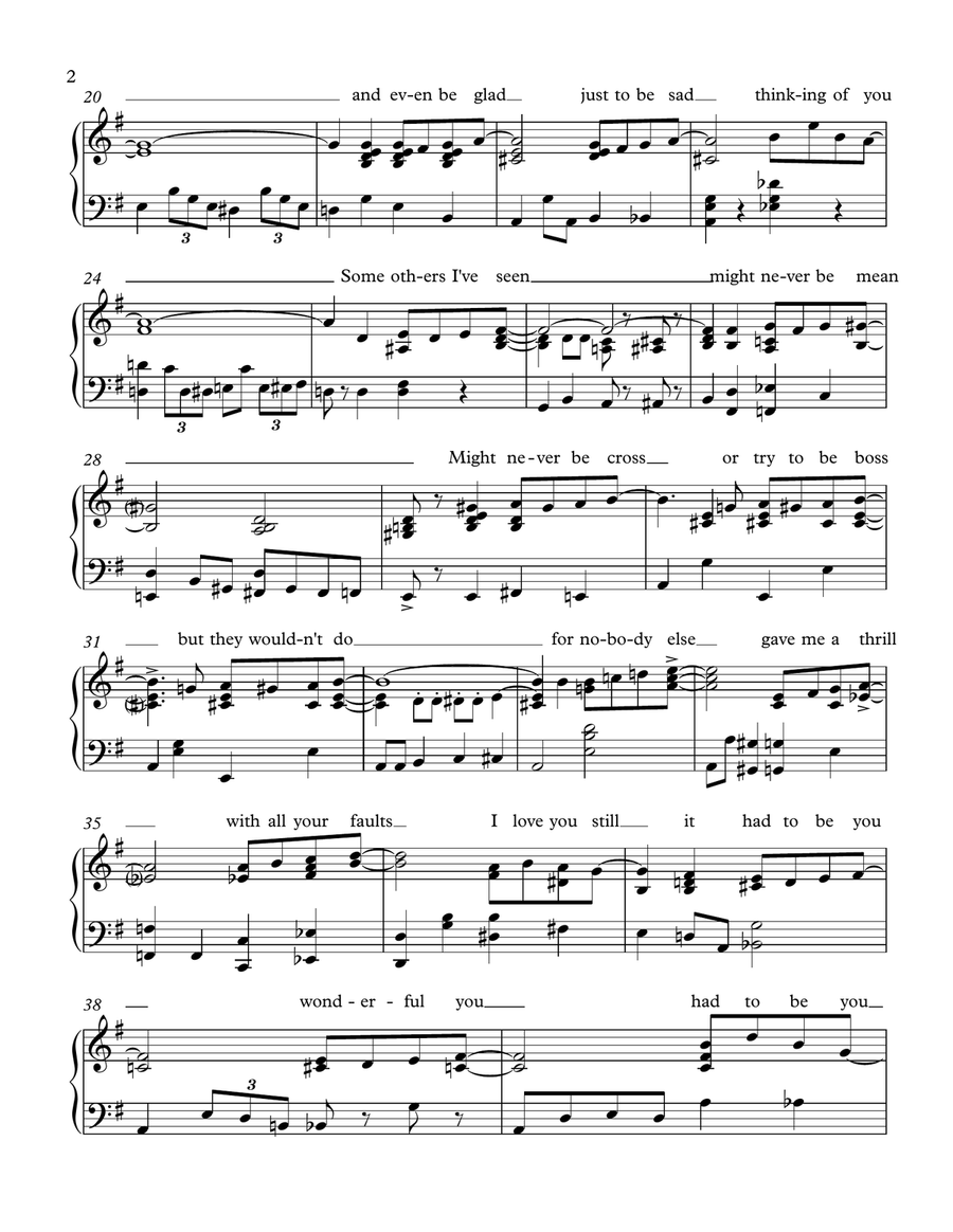 It had to be you It had to be you Piano, Vocal scores gallery preview page 2