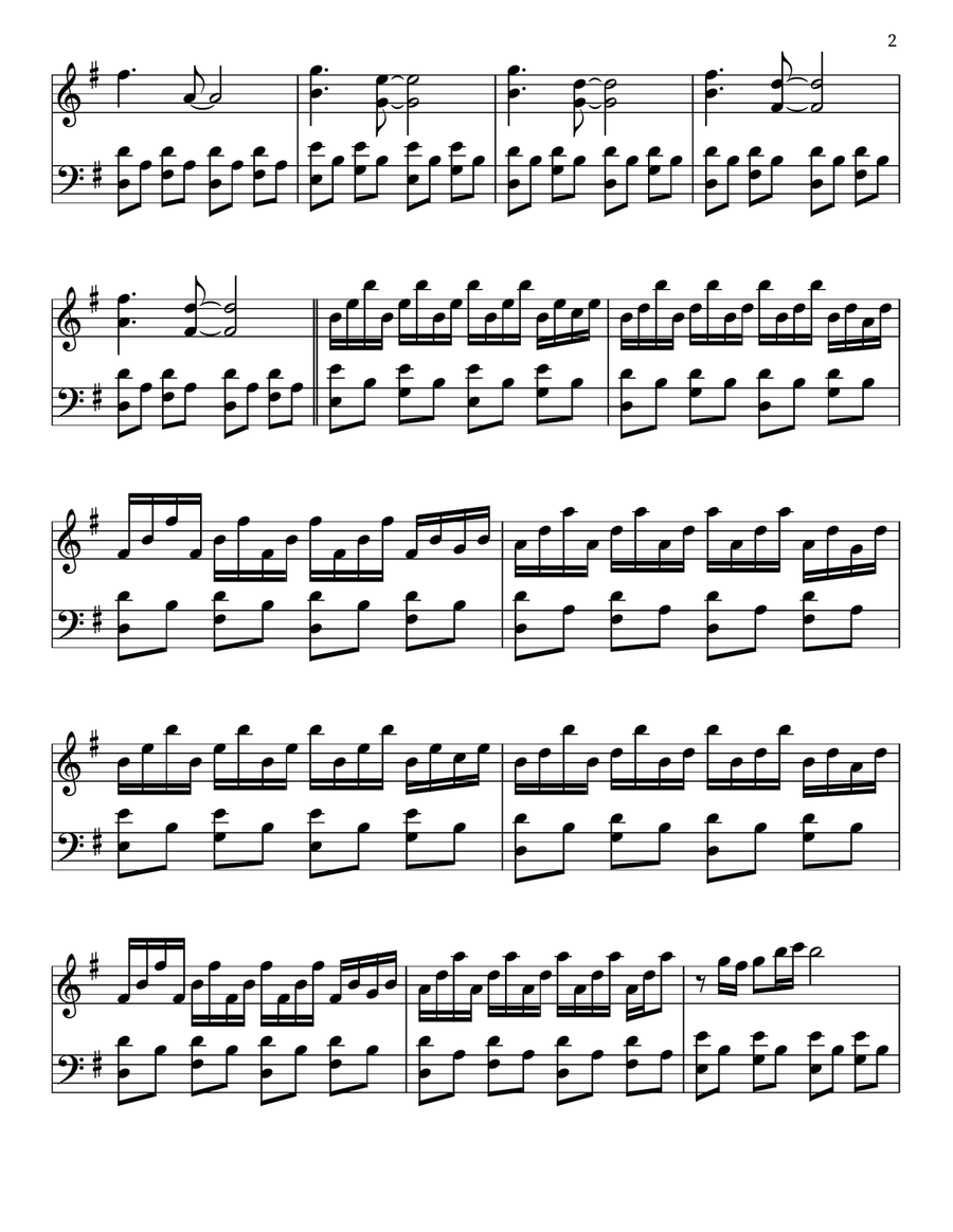 Comptine D'un Autre Été: L'après-Midi Piano Solo scores gallery preview page 2