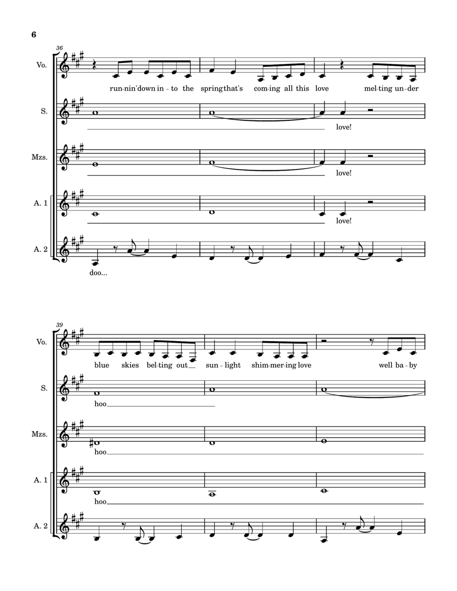 Accidentally In Love Accidentally In Love SSAA scores gallery preview page 6