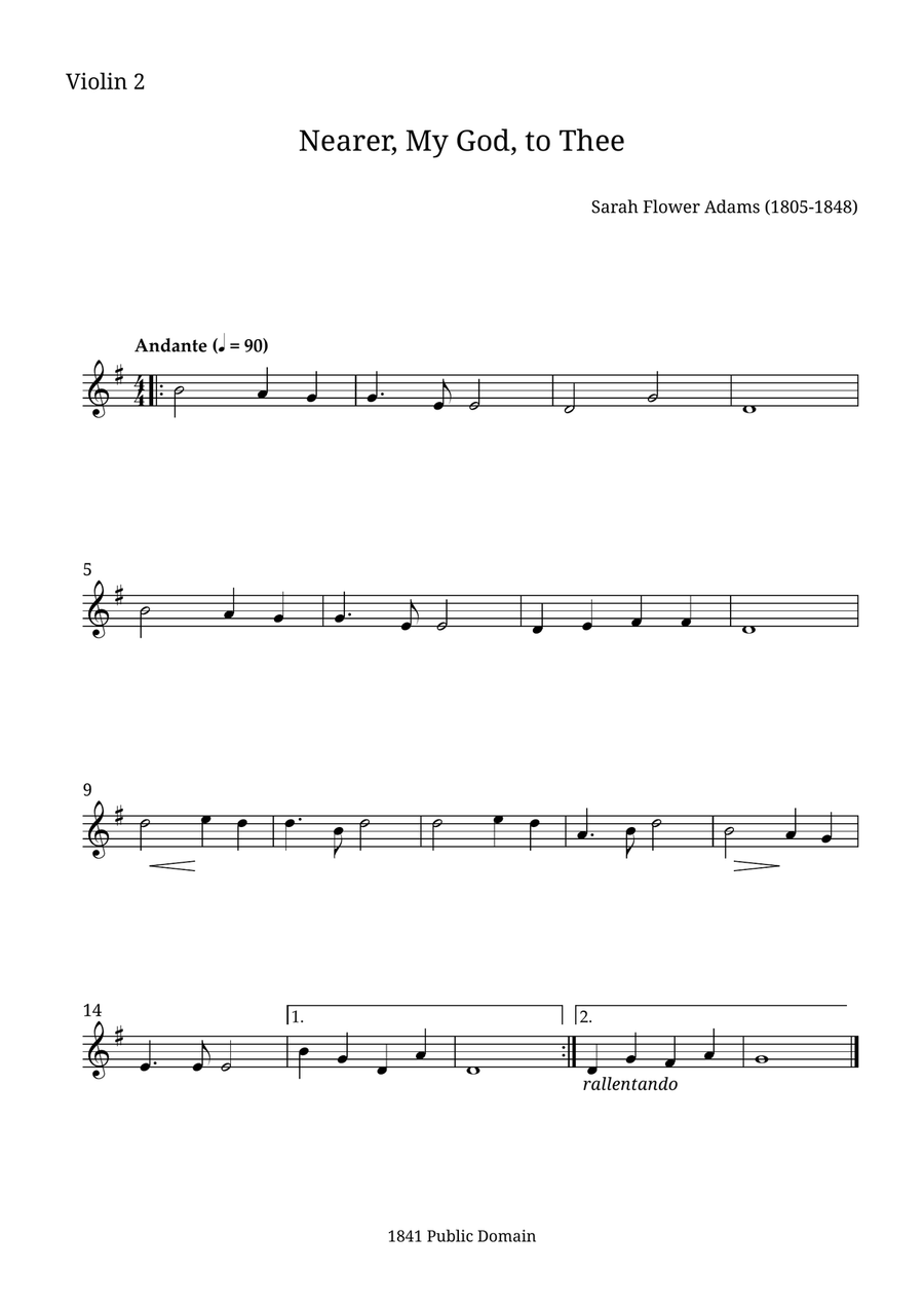 Neary, My God, to Thee Neary, My God, to Thee String Orchestra scores gallery preview page 4