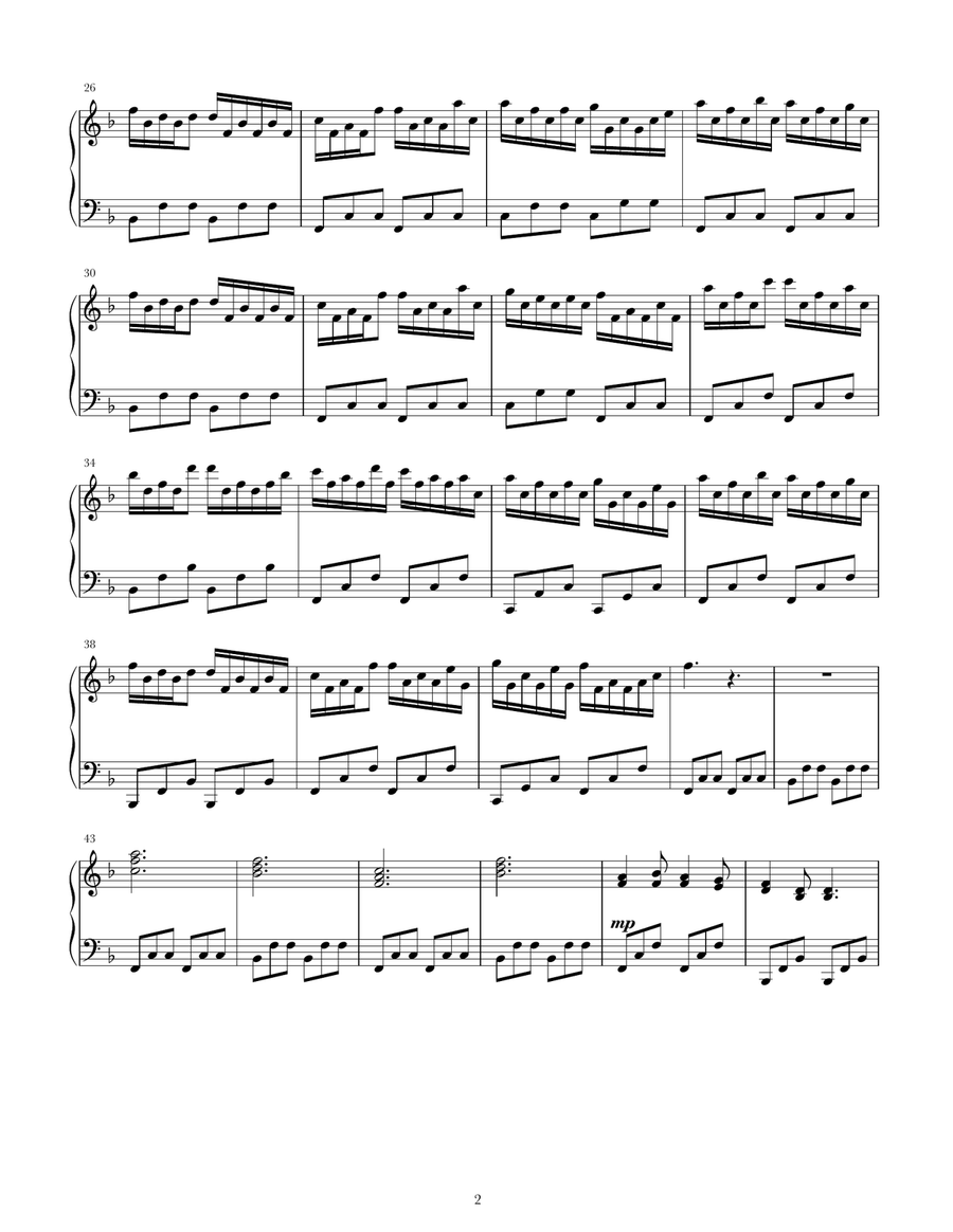 Jesus, Keep Me Near The Cross Piano Solo scores gallery preview page 2