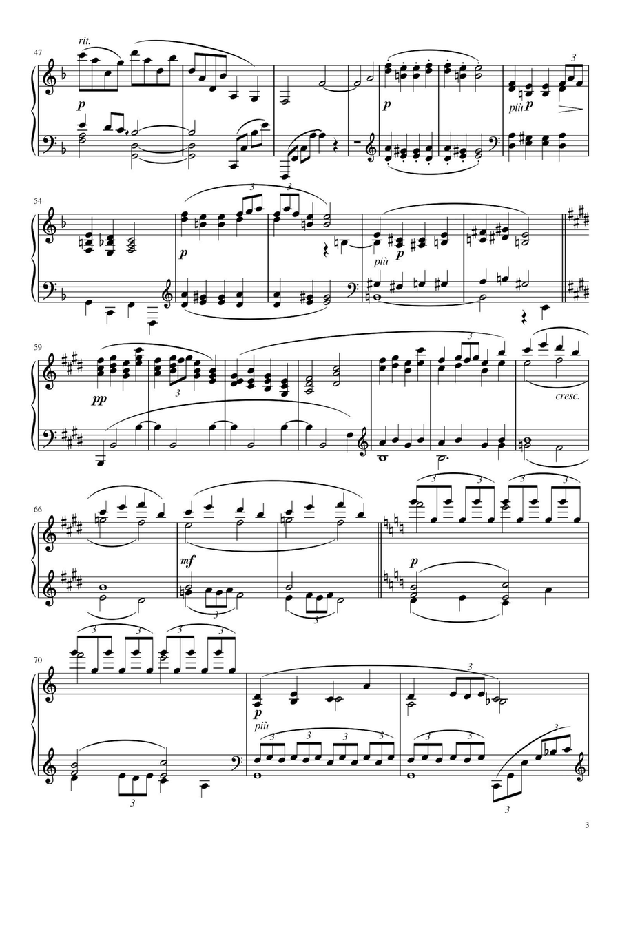 Reverie - Claude Debussy Reverie - Claude Debussy Piano Solo scores gallery preview page 3