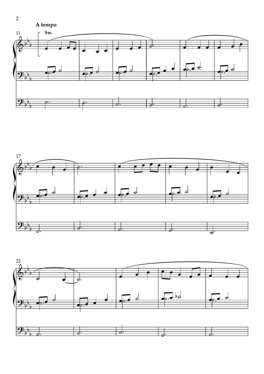Be Thou my Vision (Organ Prelude) Organ Solo scores gallery preview page 2