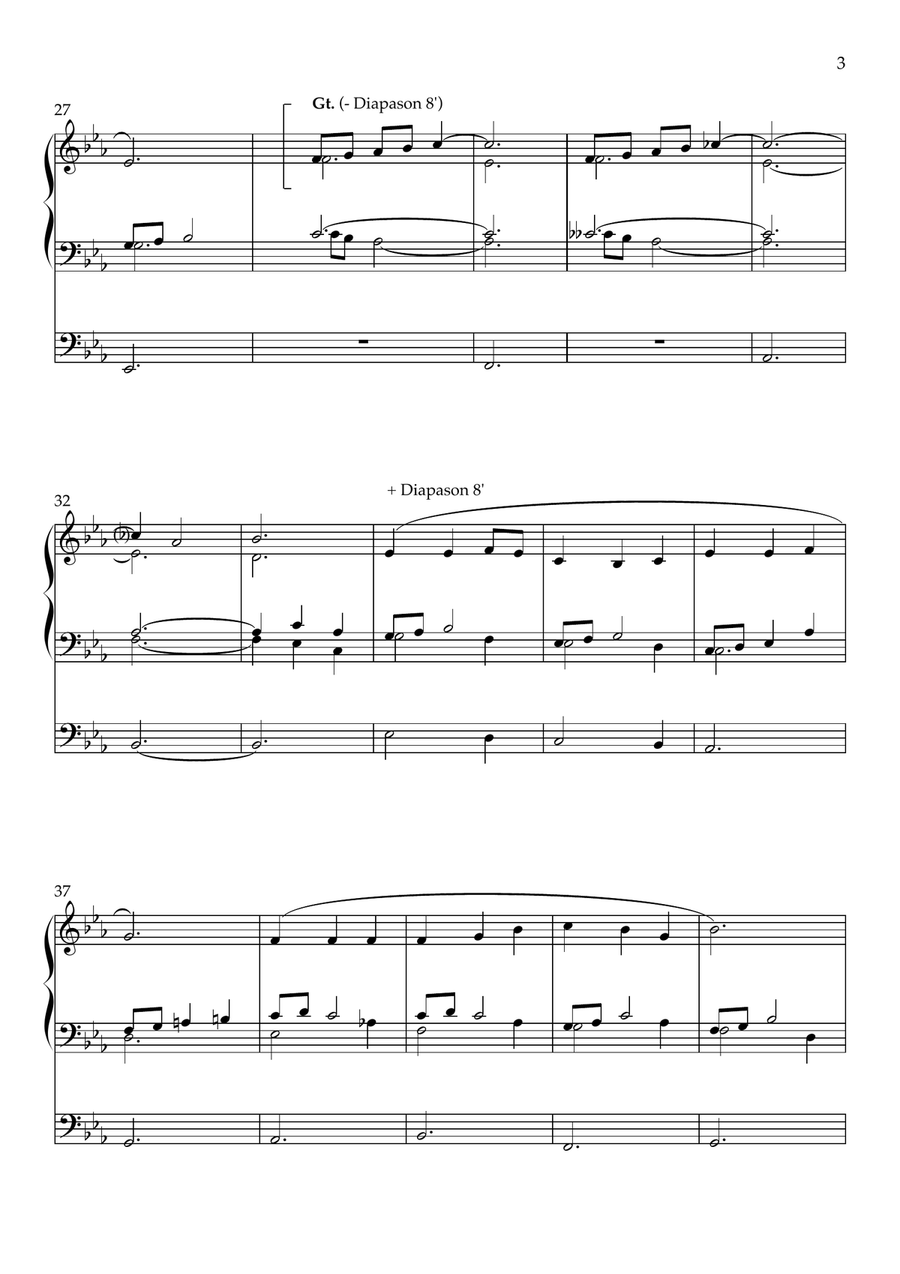 Be Thou my Vision (Organ Prelude) Organ Solo scores gallery preview page 3