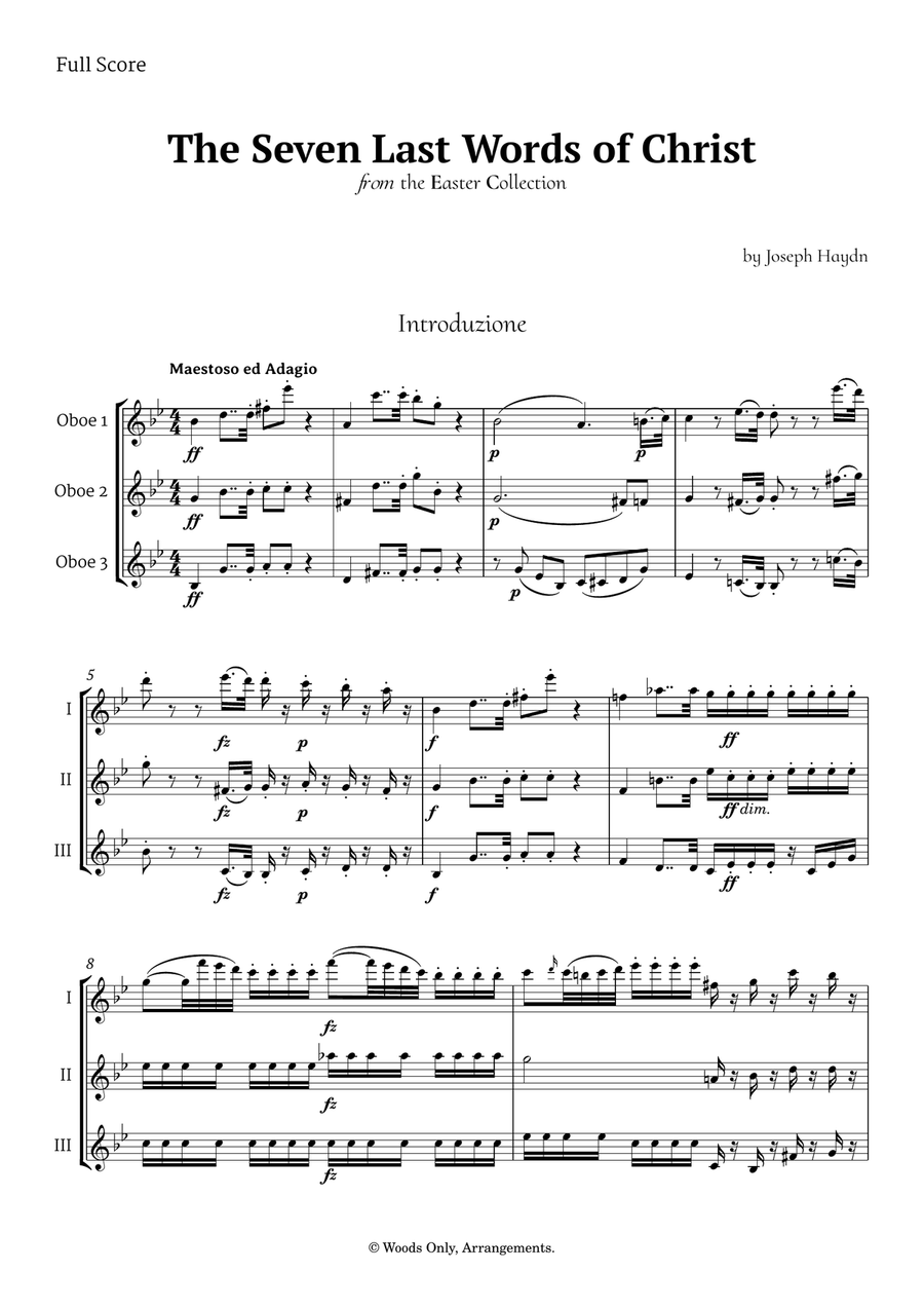 5 Easter Songs for Oboe Trio plus one Bonus Woodwind Trio scores gallery preview page 2