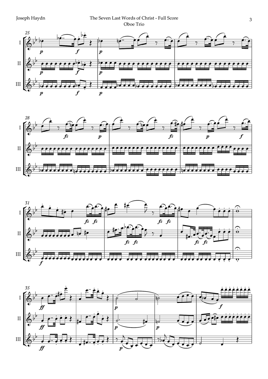 5 Easter Songs for Oboe Trio plus one Bonus Woodwind Trio scores gallery preview page 4