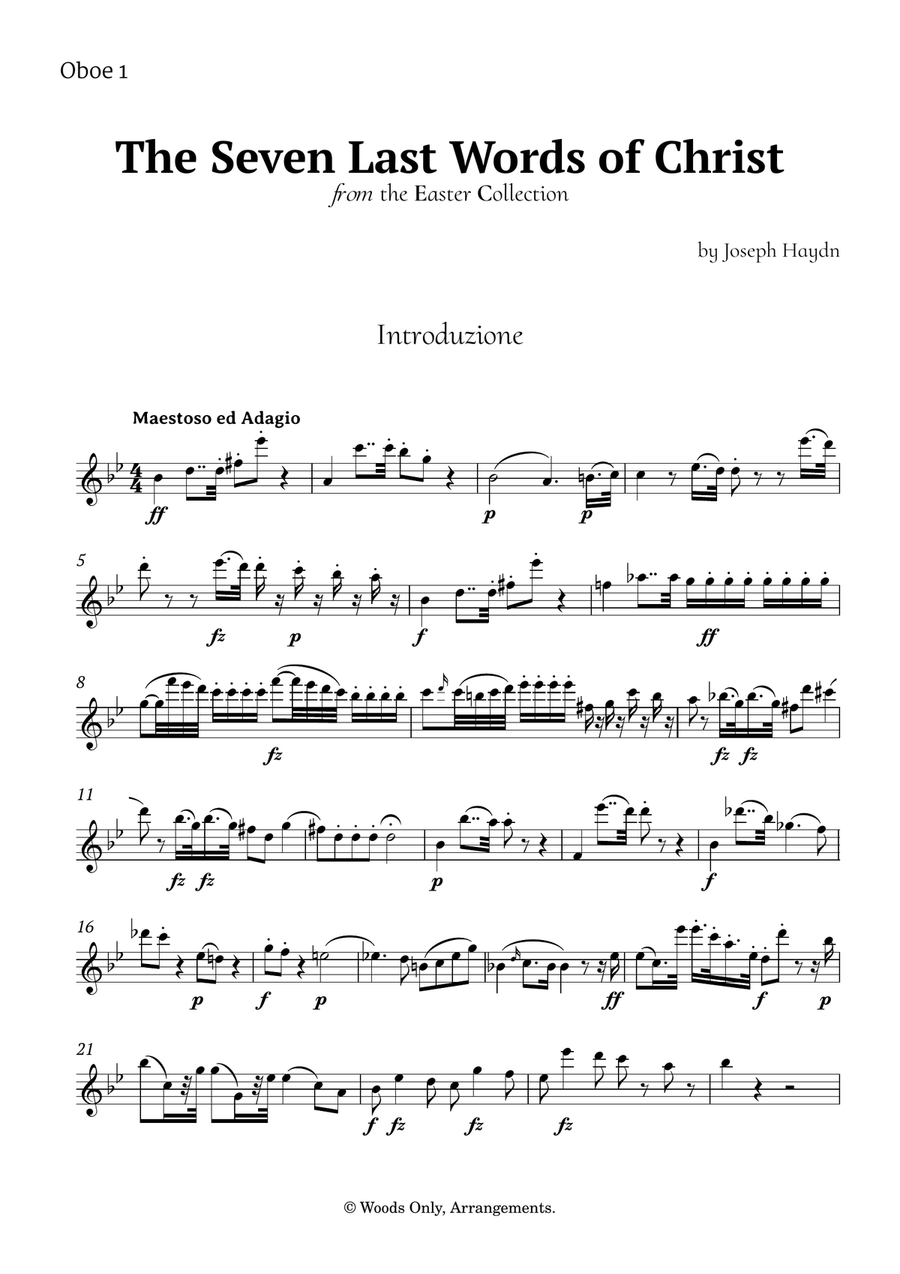 5 Easter Songs for Oboe Trio plus one Bonus Woodwind Trio scores gallery preview page 6