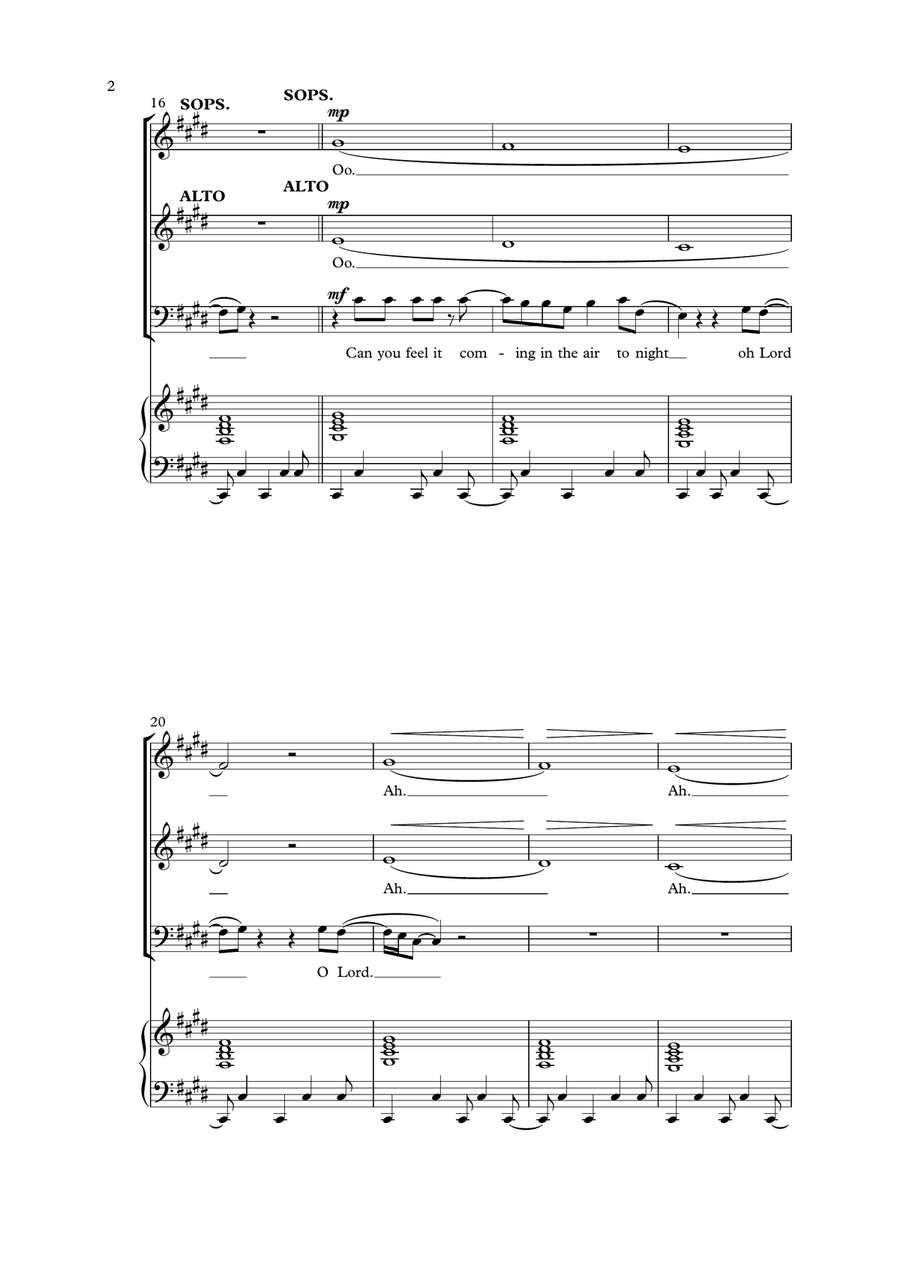 In The Air Tonight In The Air Tonight 3-Part scores gallery preview page 2